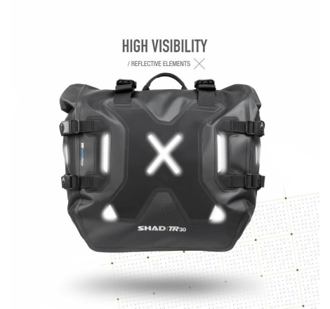 Coppia Borse laterali Shad Impermeabili Terra TR30 30 Litri ciascuna