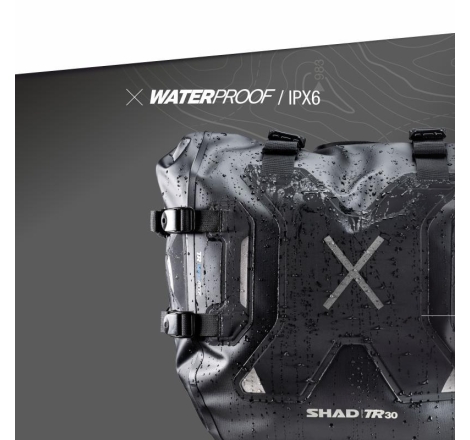 Coppia Borse laterali Shad Impermeabili Terra TR30 30 Litri ciascuna