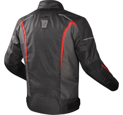 Giubbino Tessuto Ls2 Sepang impermeabile Nero Rosso