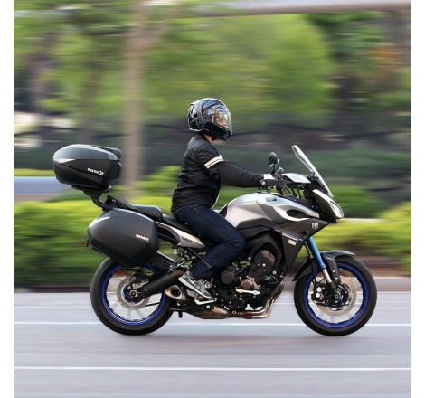 Bauletto Shad Sh58X Carbon Look espandibile 46, 52 e 58 litri