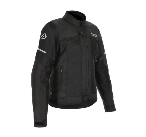 Giubbino Moto in Tessuto Acerbis Ce On Road Ruby Donna Nero