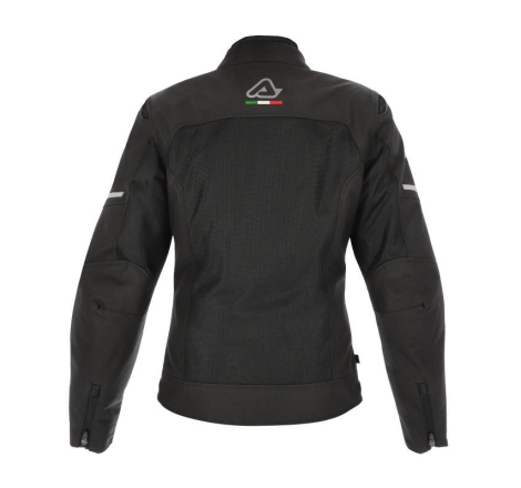 Giubbino Moto in Tessuto Acerbis Ce On Road Ruby Donna Nero