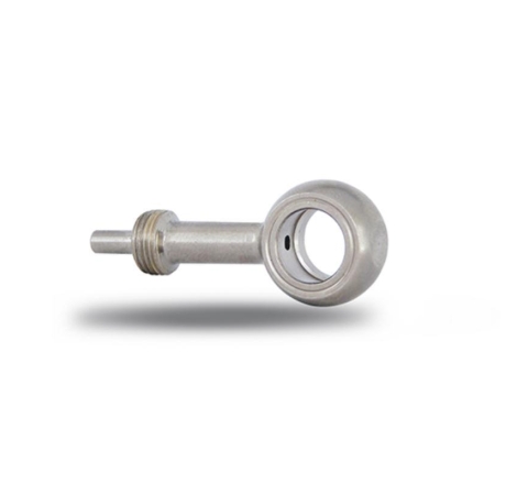 Occhiello Dritto ø10 Global System in Metallo Argento per Impianto Frenante