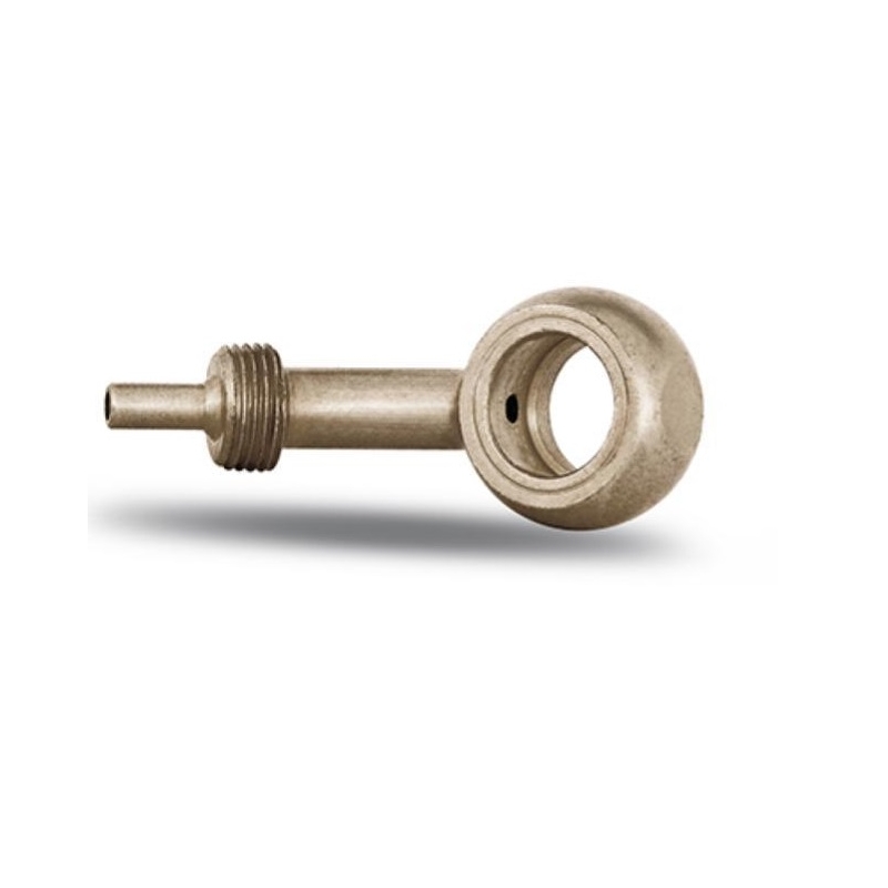 Occhiello 45° ø10 Global System in Metallo Argento per Impianto Frenante