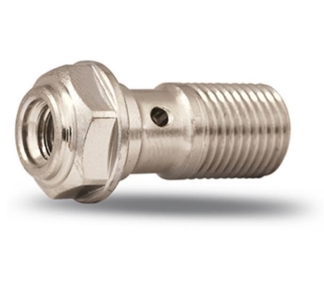Bullone Corto per Spurgo 10x1 Global System in Metallo Argento per Impianto Frenante