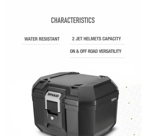 Bauletto Shad TR41 TERRA 41LT Nero