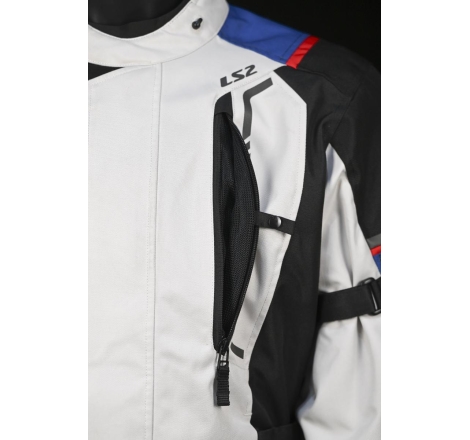 Giacca Moto Ls2 Narvik Grigio Nero Giallo