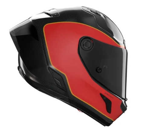 Casco Integrale Nolan X-804 RS ULTRA CARBON ASSO DI PICCHE Carbonio Rosso Sabbia