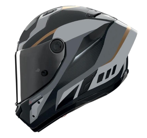 Casco Integrale Nolan X-804 RS ULTRA CARBON LESMO Carbonio Nero Grgiio Oro