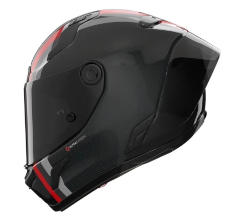Casco Integrale Nolan X-804 RS ULTRA CARBON GEMINI Carbonio Nero Rosso
