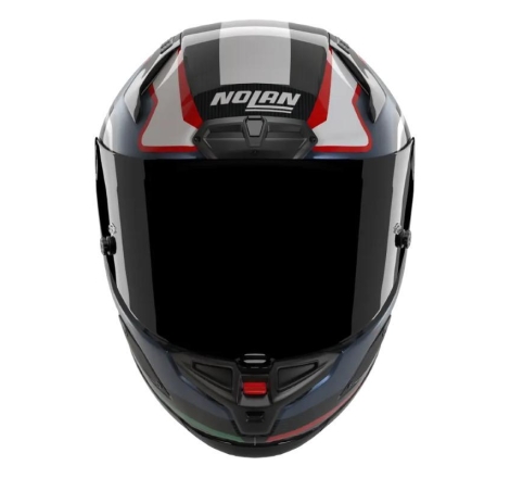 Casco Integrale Nolan X-804 RS ULTRA CARBON PIEGA Carbonio Blu Azzuro Rosso