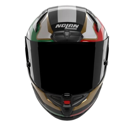 Casco Integrale Nolan X-804 RS ULTRA CARBON PIEGA Carbonio Oro Rosso Verde