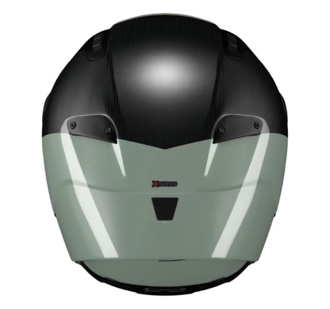 Casco Integrale Nolan X-804 RS ULTRA CARBON BLOCCO Carbonio Verde Grigio Antracite Avorio