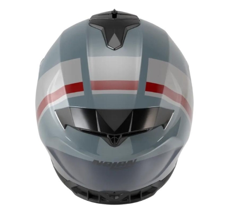 Casco Integrale Nolan N80-8 INCLINE Blu Grigio Bianco Rosso