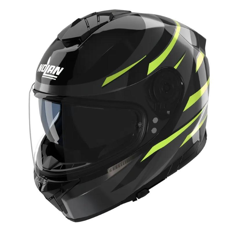 Casco Integrale Nolan N80-8 FERVO Nero Antracite Verde Impulso
