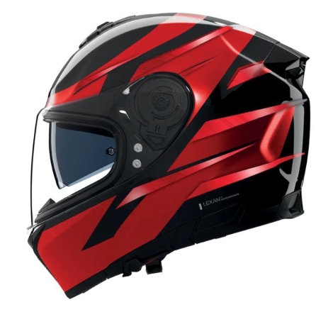 Casco Integrale Nolan N80-8 FERVO Nero Rosso Cromato