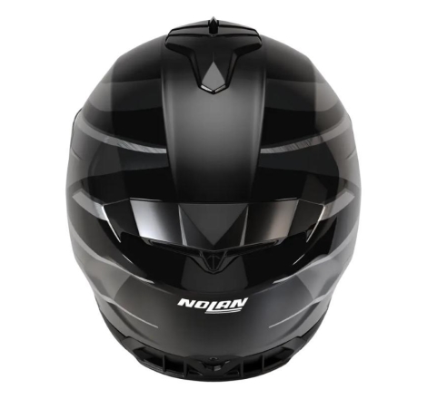 Casco Integrale Nolan N80-8 FERVO Nero Antracite Argento Cromato