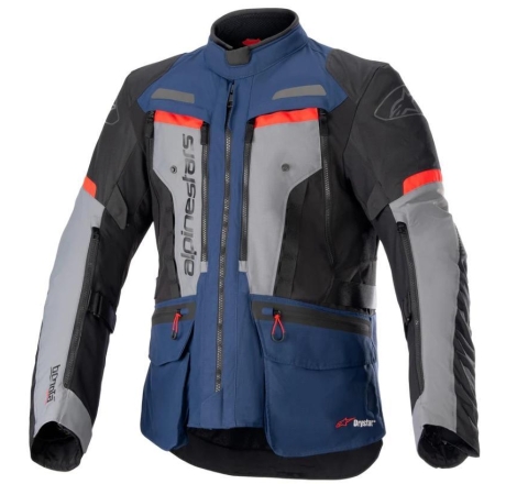 Giacca moto in tessuto Alpinestrs BOGOTA' PRO DRYSTAR Nero Grigio Rosso