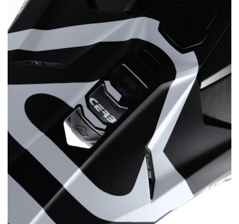 Casco Cross Acerbis Airstrike-C Carbonio Nero Bianco