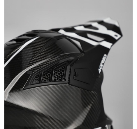 Casco Cross Acerbis Airstrike-C Carbonio Nero Bianco