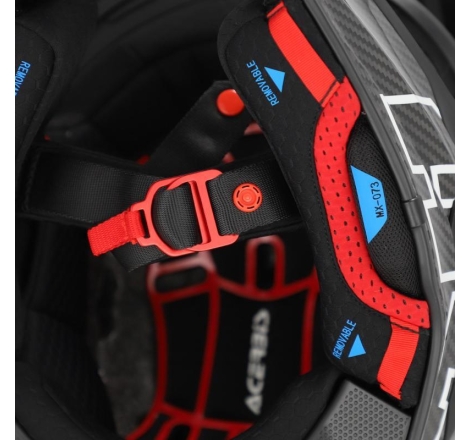 Casco Cross Acerbis Airstrike-C Carbonio Nero Bianco