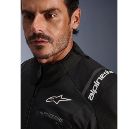 Giacca moto in tessuto Alpinestrs Andes V4 Drystar Nero
