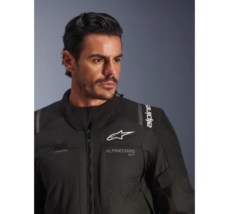 Giacca moto in tessuto Alpinestrs Andes V4 Drystar Nero