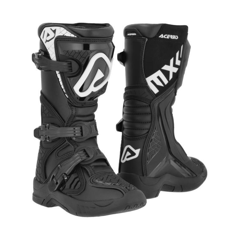 Stivali Cross-Enduro Acerbis X-TEAM JR Bambino Nero