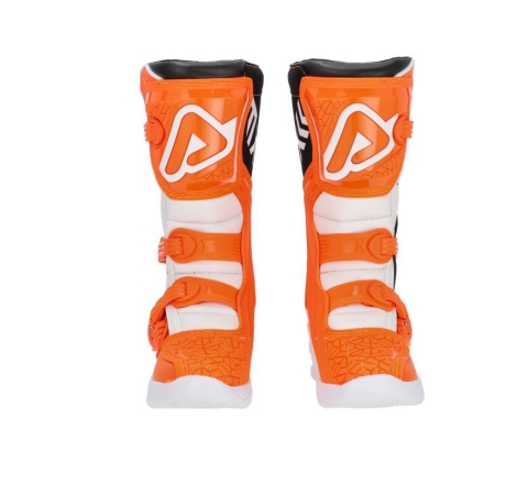Stivali Cross-Enduro Acerbis X-TEAM JR Bambino Arancio Bianco