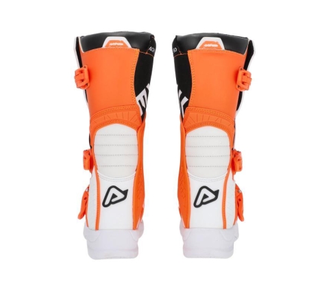 Stivali Cross-Enduro Acerbis X-TEAM JR Bambino Arancio Bianco