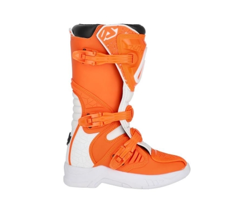 Stivali Cross-Enduro Acerbis X-TEAM JR Bambino Arancio Bianco