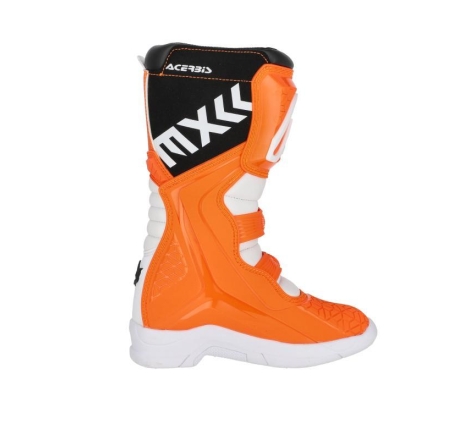 Stivali Cross-Enduro Acerbis X-TEAM JR Bambino Arancio Bianco