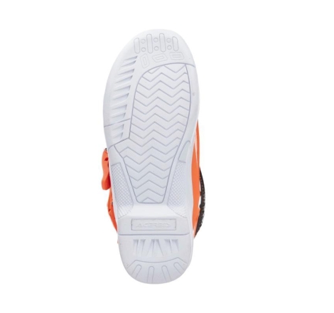 Stivali Cross-Enduro Acerbis X-TEAM JR Bambino Arancio Bianco