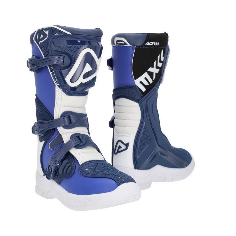 Stivali Cross-Enduro Acerbis X-TEAM JR Bambino Blu Bianco