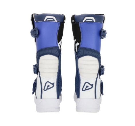 Stivali Cross-Enduro Acerbis X-TEAM JR Bambino Blu Bianco
