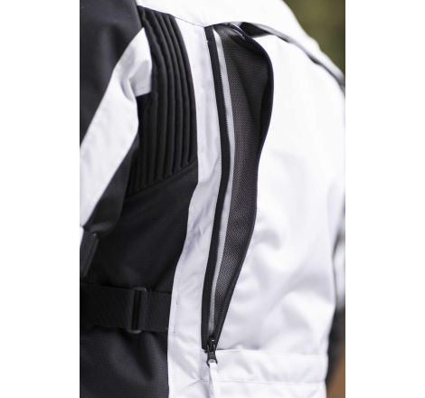 Giacca moto Acerbis CE X-X-ROVER Triplo Strato Grigio Rosso