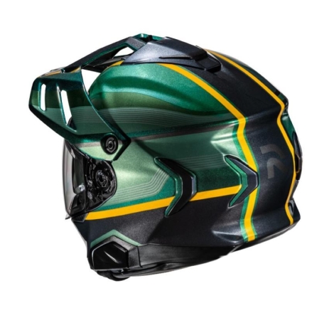 Casco Enduro Stradale Hjc RPHA 60 Arbre Verde Giallo