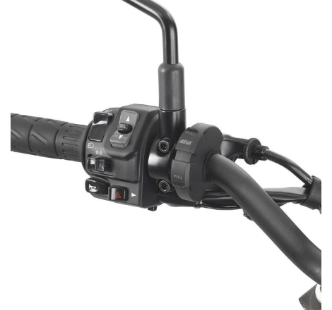 Presa elettrica Givi USB e USB-C da manubrio diametro compreso tra 22 e 25,4mm