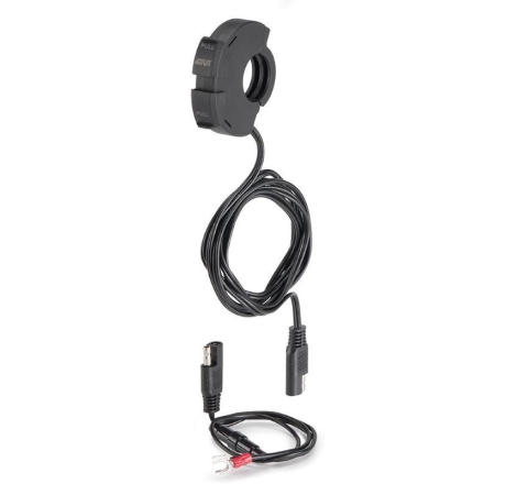 Presa elettrica Givi USB e USB-C da manubrio diametro compreso tra 22 e 25,4mm
