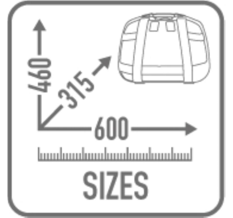 Bauletto Givi Trekker Lite 52 LT con finiture e cover centrale in Plastica