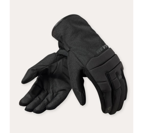 Guanti Moto in Tessuto Invernale Rev'it Mankato H2O Impermeabile Nero