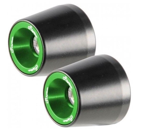 Contrappesi Lightech KTM200 Universali Ø 12/13/17 ad Espansione per Manubrio Verde