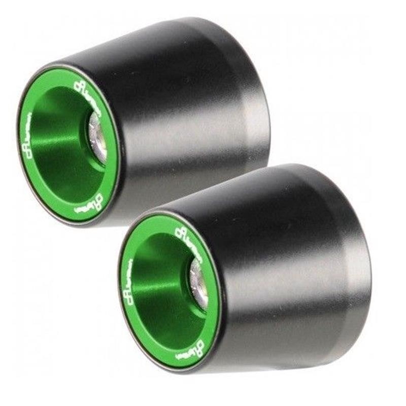 Contrappesi Lightech KTM200 Universali Ø 12/13/17 ad Espansione per Manubrio Verde