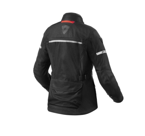 Giacca moto in tessuto Rev'it Outback 4 H2O Ladies 3 Strati Nero
