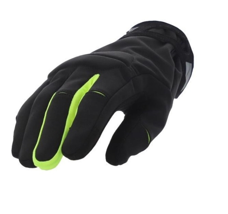 Guanti Moto in Tessuto Acerbis Urban Wp 2 impermeabile Nero Giallo