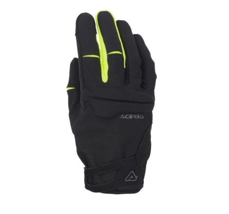 Guanti Moto in Tessuto Acerbis Urban Wp 2 impermeabile Nero Giallo