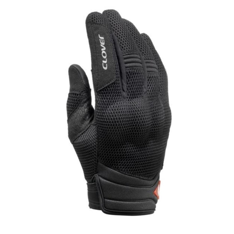 Guanti Moto Tessuto Clover Storm Donna Nero