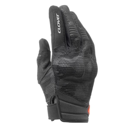 Guanti Moto Tessuto Clover Storm Donna Camo Grigio