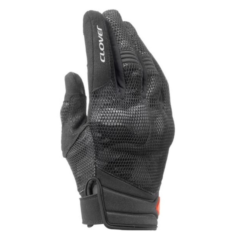 Guanti Moto Tessuto Clover Storm Donna Camo Grigio