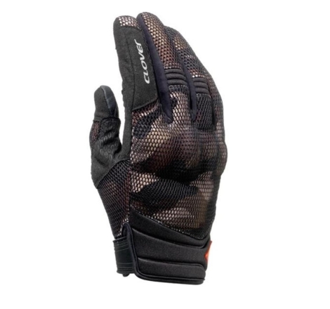 Guanti Moto Tessuto Clover Storm Donna Camo Sabbia